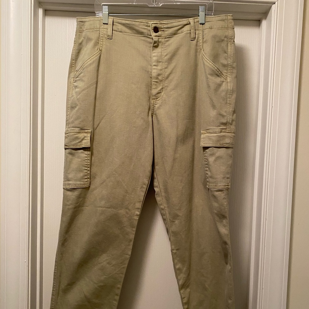 Khaki Cargo Pants size 16/33